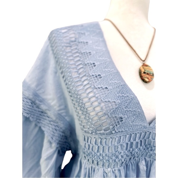 Free People Drive You Mad Blouse XS - Picture 7 of 12